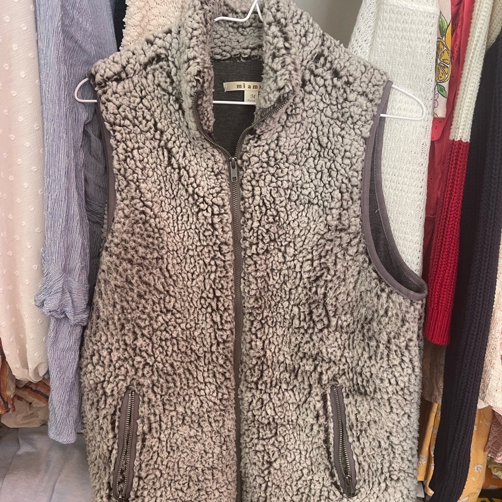 Furry vest